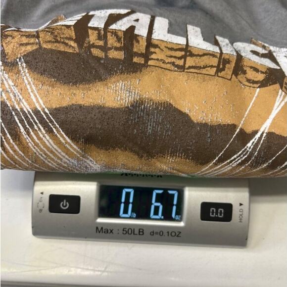 Metallica Mens Tie Dye "Master Of Puppets" Graphic Tee Gray XL Cotton/Polyester - Picture 7 of 7